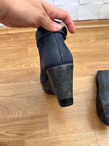 Dolgu topuk yarım bot - Görsel 9