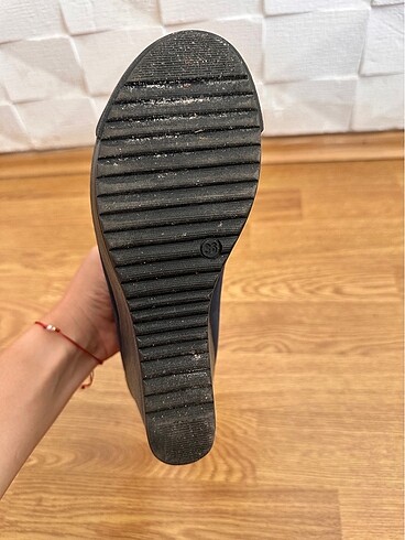 Dolgu topuk yarım bot - Görsel 11