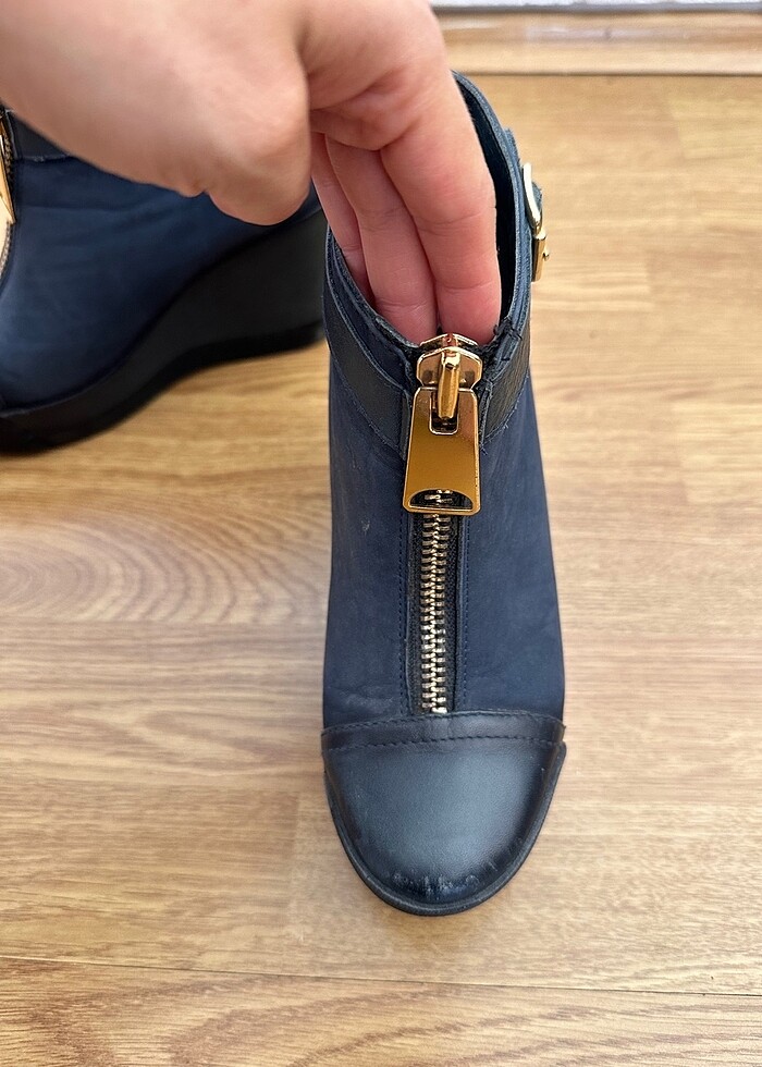 Dolgu topuk yarım bot - Görsel 4