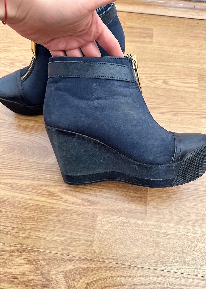 Dolgu topuk yarım bot - Görsel 3