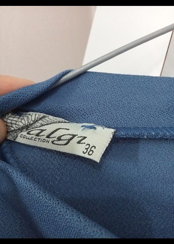 36 Beden mavi Renk Mavi uzun kollu tulum