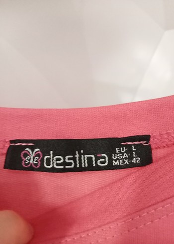42 Beden Pembe Pamuklu Oversize Kadın Sweatshirt