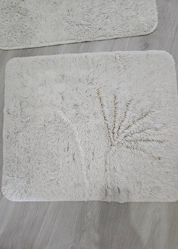 Gri Beyaz Yumuşak Banyo Paspası