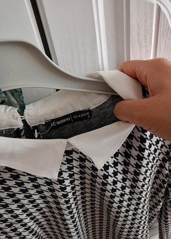 LC Waikiki Uzun Kollu, Beyaz Yakalı Kadın Bluz