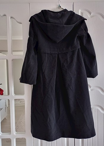 Diğer Siyah Uzun Keten Gotik Kaban