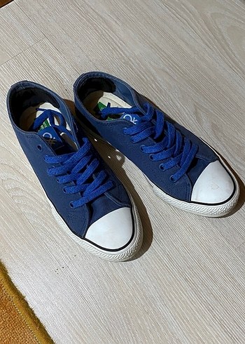 40 Beden Kadın Mavi Denim Spor Ayakkabı