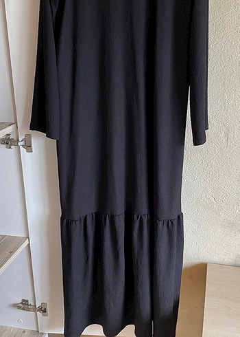 LC Waikiki Siyah Uzun Elbise