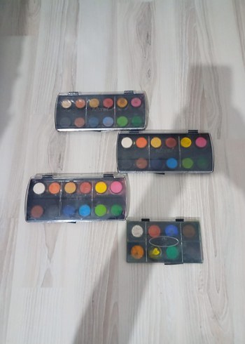 Beden Çok Renkli Sulu Boya Setleri