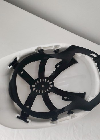 Beyaz Plastik Motosiklet Kaskı - Görsel 7