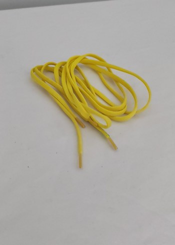 Sarı Erkek Ayakkabı Bağı - Görsel 2