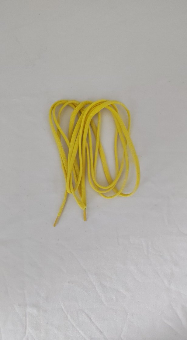 Sarı Erkek Ayakkabı Bağı - Görsel 4