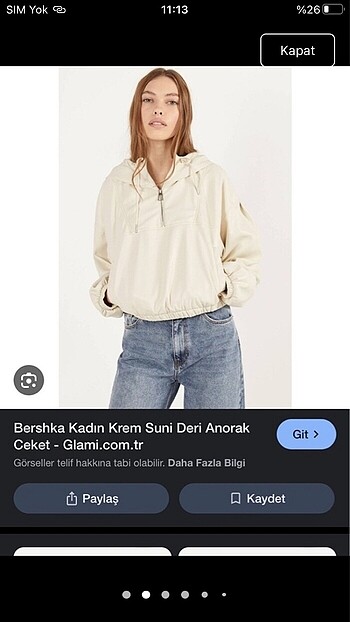 Bershka deri ceket