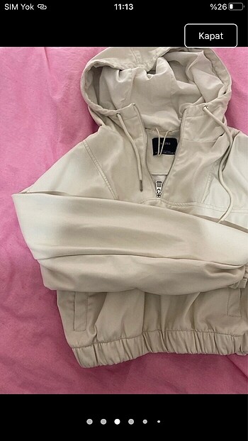Bershka deri ceket