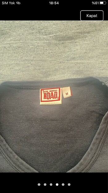 m Beden siyah Renk Tshirt