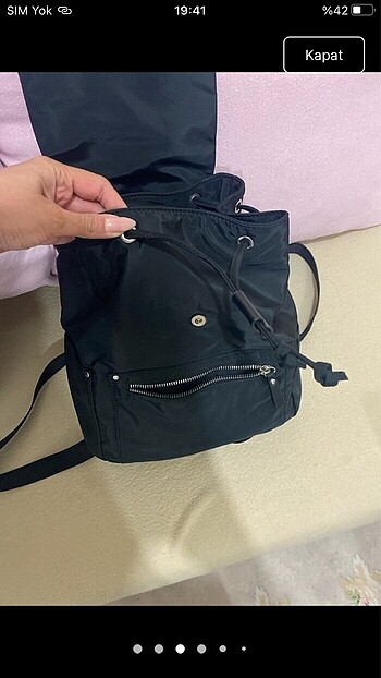  Beden Pull and bear sırt çantası