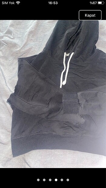 l Beden siyah Renk Sweatshirt
