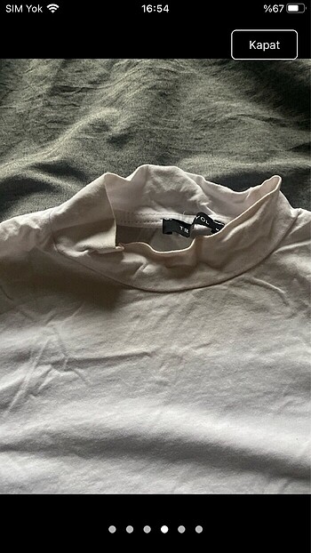 m Beden beyaz Renk Trendyolmilla tshirt
