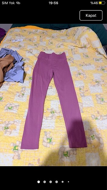 Trendyol pembe gül kurusu tayt