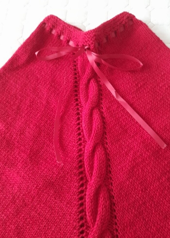 Kız çocuk bolero, panço - Görsel 2