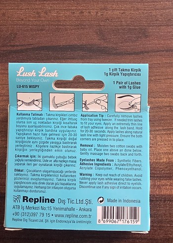 Lush Lash Takma Kirpik - Wispy - Görsel 2