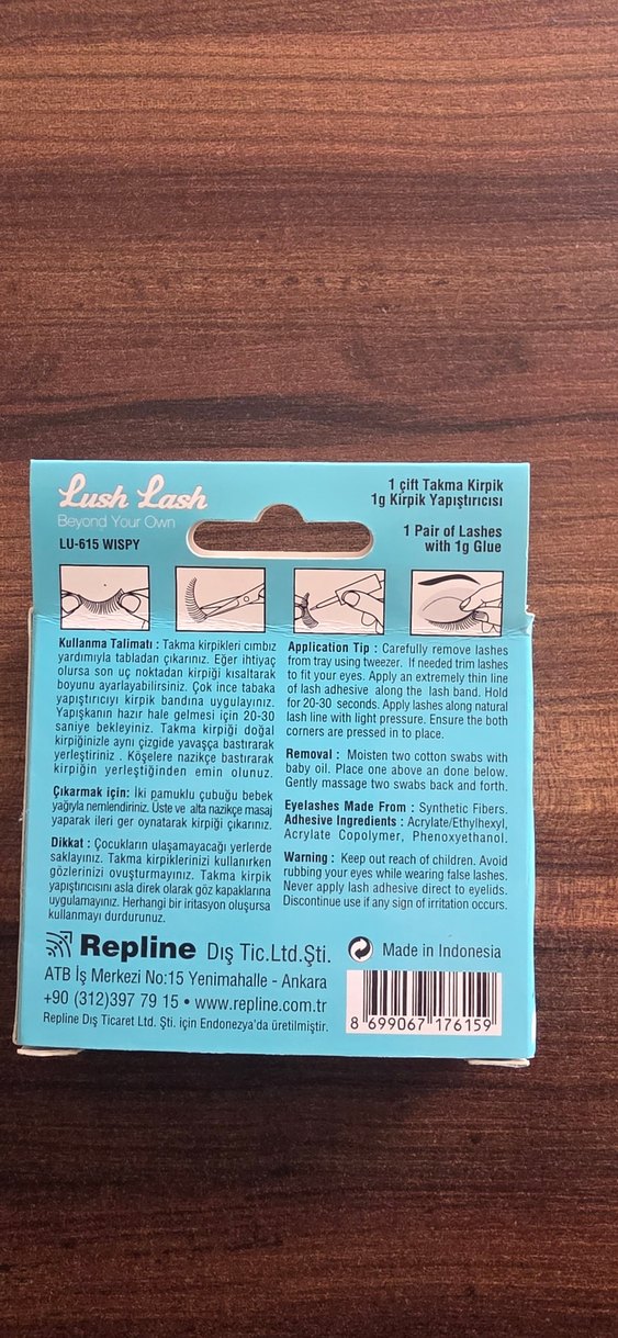 Lush Lash Takma Kirpik - Wispy - Görsel 2