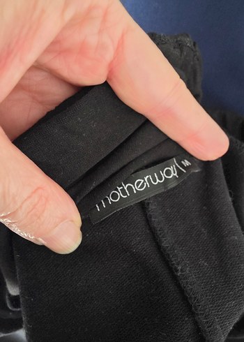 Siyah Midi Hamile Etek - Görsel 5