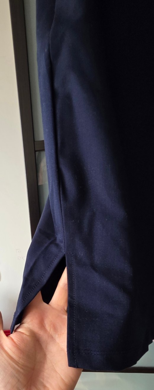 Drapeli Midi Hamile Eteği - Lacivert - Görsel 3