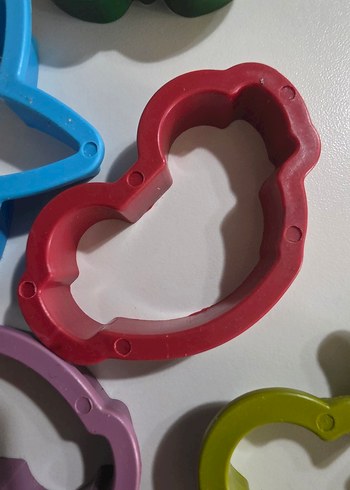 Renkli Plastik Kalıpları Seti - Görsel 4