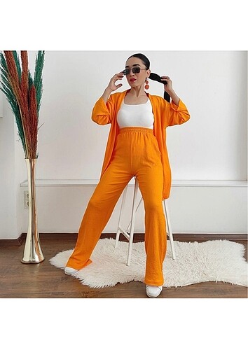 Diğer Bol Paça Kimono Takım standart beden