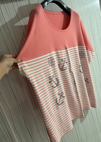 Marine Kısa Kollu Bluz 3XL - Görsel 2