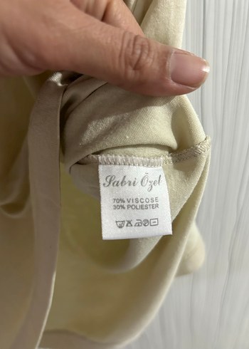 Sabri Özel Bej Bluz XXL - Görsel 3
