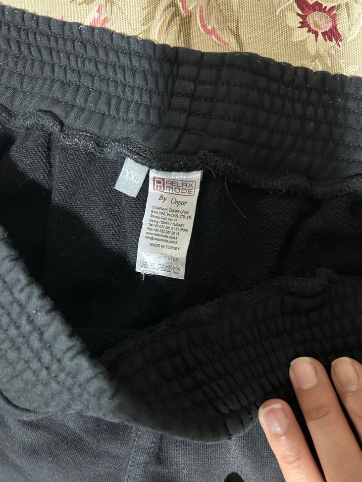 Relax Mode Kadın Siyah Eşofman Altı XXL - Görsel 2