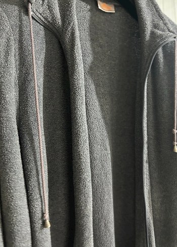 Gri Fermuarlı Kadın Eşofman Üstü XL - Görsel 3