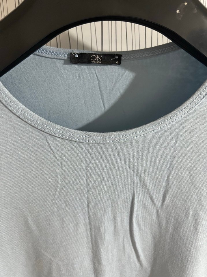 Mavi Kolsuz Bluz 4 Beden - Görsel 2