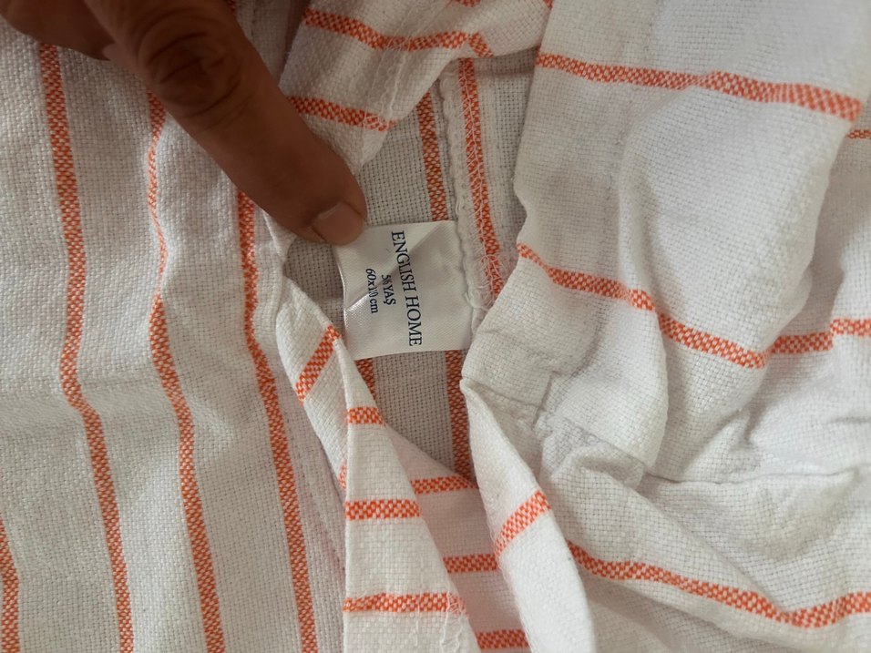 English home Beyaz Çizgili Çocuk Bornozu - Görsel 2