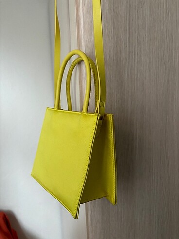 H&M Lime Çanta