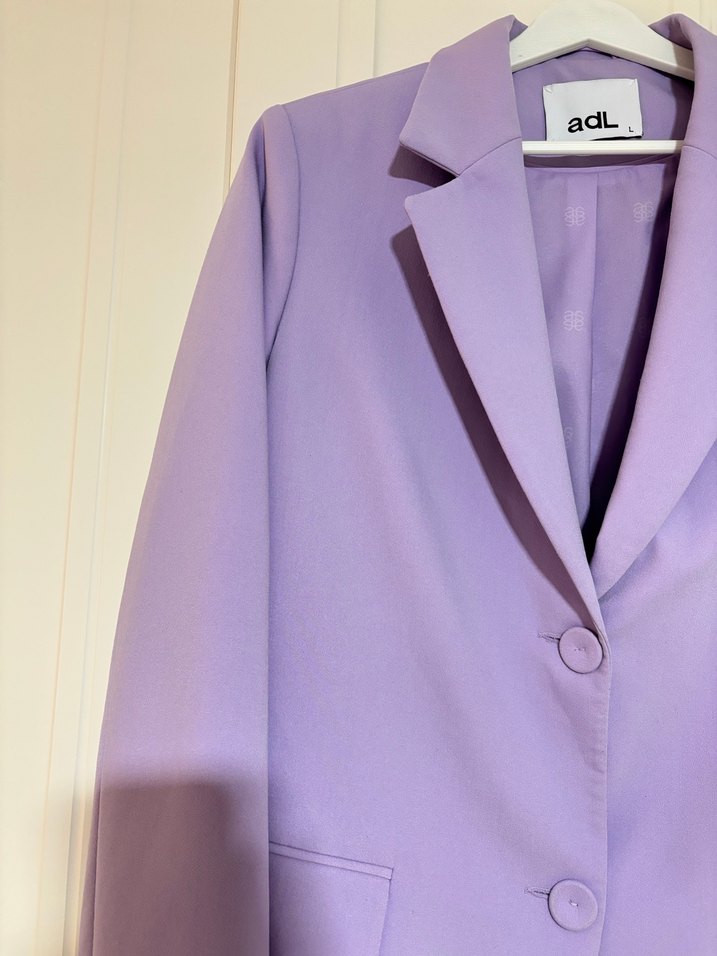 Pastel Mor Kadın Ofis Blazeri - Görsel 2
