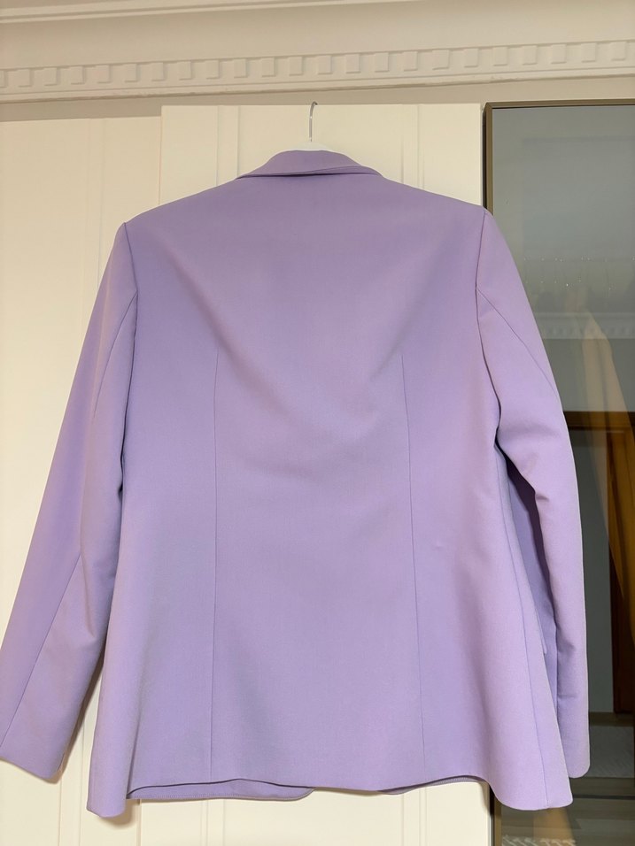 Pastel Mor Kadın Ofis Blazeri - Görsel 3