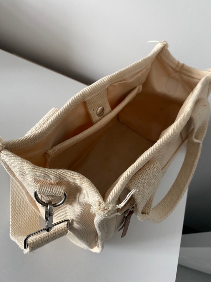 Bej Minimalist Günlük Kadın Çantası - Görsel 4