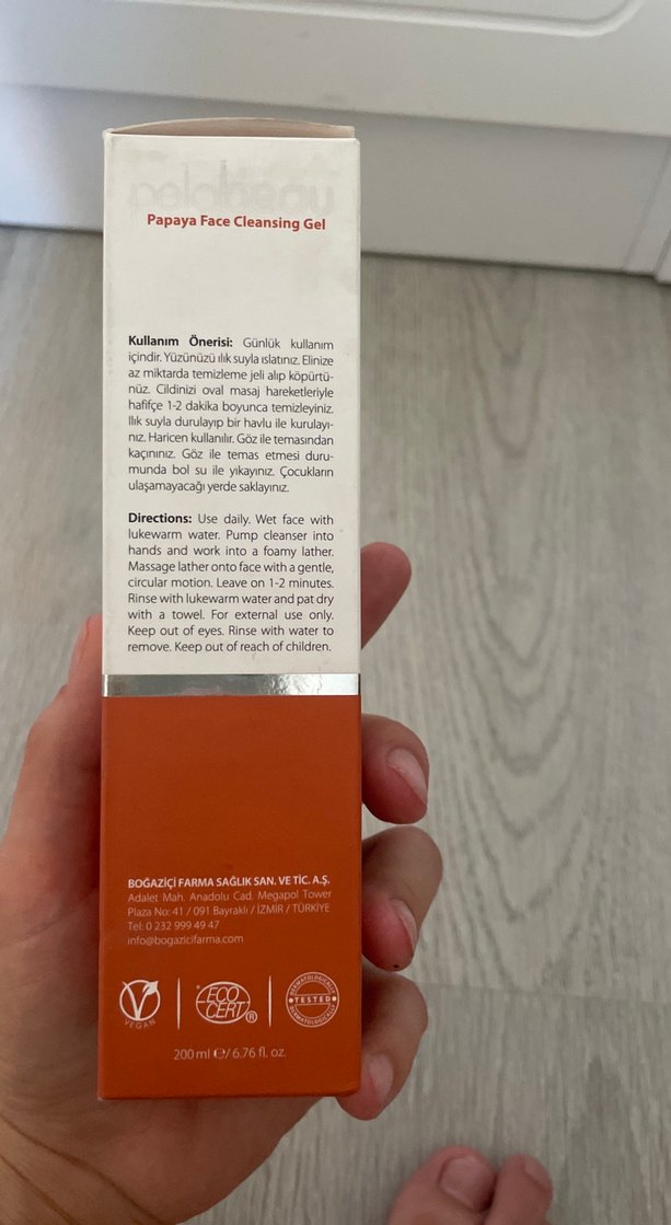 Pelobeca Papaya Yüz Yıkama Jeli - Görsel 3