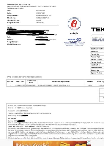 Apple AirPods Pro 2.Nesil TR GARANTİLİ - Görsel 10