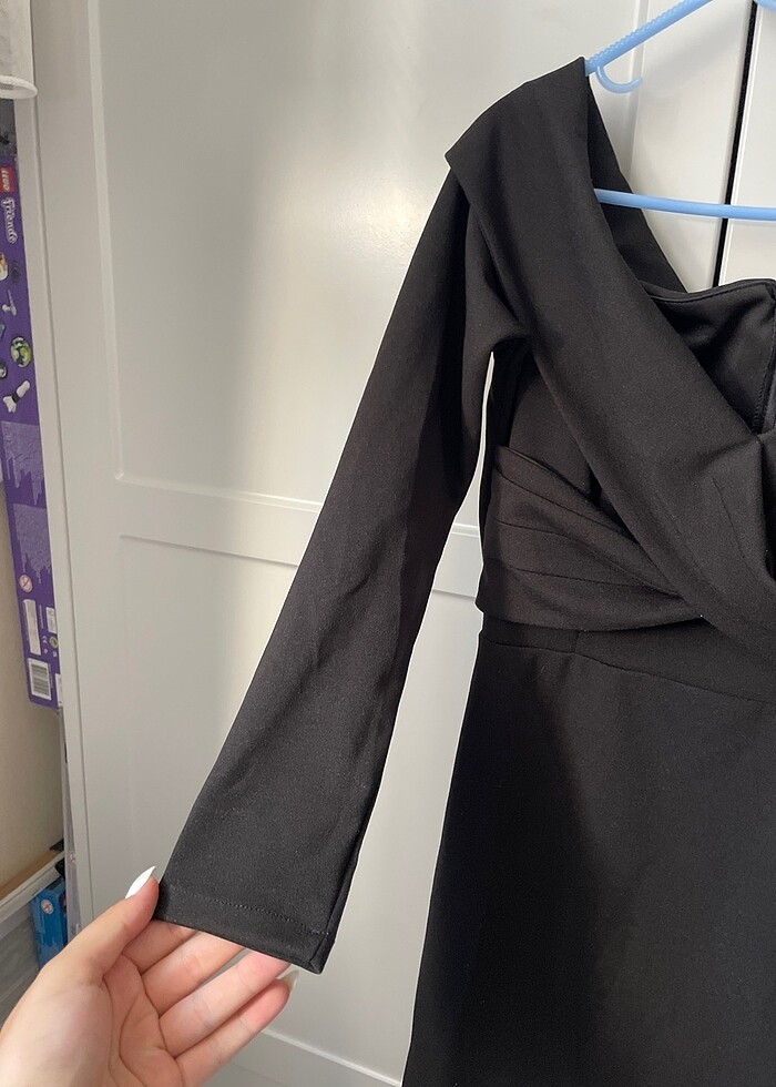 siyah elbise - Görsel 3