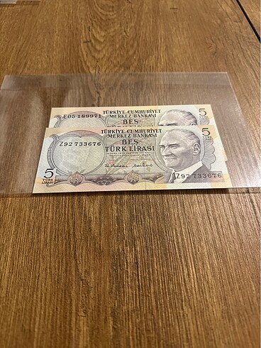 6. Emisyon 5 Lira Lotu