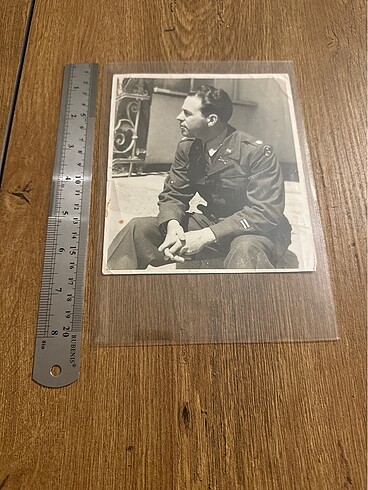 Siyah beyaz Amerikan askeri fotoğrafı