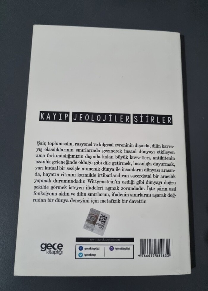 Kayıp Jeolojiler Şiir Kitabı | İsmail Orhan Sönmez - Görsel 2