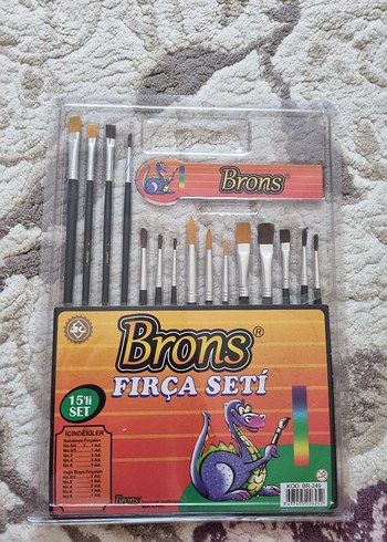 Brons 15'li Fırça Seti