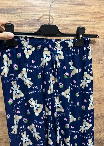 Rahat Desenli Mavi Kadın Pijama Altı - Görsel 2