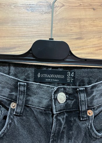 Gri Bol Kesim Midi Boy Kadın Jean - Görsel 3