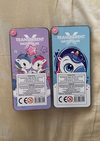 Renkli Unicorn Temalı Su Oyunu - Görsel 2