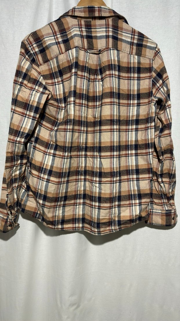 Düğmeli Kahverengi Erkek Gömlek - Görsel 2